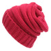 Wholesale Outdoor striped woolen knit hat men and women Chiffon JDC-FH-GE003 Fashionhat 关尔 Red With CC mark Wholesale Jewelry JoyasDeChina Joyas De China