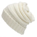 Wholesale Outdoor striped woolen knit hat men and women Chiffon JDC-FH-GE003 Fashionhat 关尔 White With CC mark Wholesale Jewelry JoyasDeChina Joyas De China