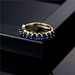 Wholesale oval crystal zircon electroplated copper rings JDC-RS-AG323 Rings JoyasDeChina Wholesale Jewelry JoyasDeChina Joyas De China