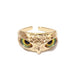 Wholesale Owl Copper Rings JDC-RS-TC009 Rings JoyasDeChina yellow adjustable Wholesale Jewelry JoyasDeChina Joyas De China