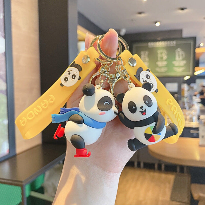 Wholesale Panda Doll PVC Hardware Keychain JDC-KC-JG221 Keychains JoyasDeChina Wholesale Jewelry JoyasDeChina Joyas De China