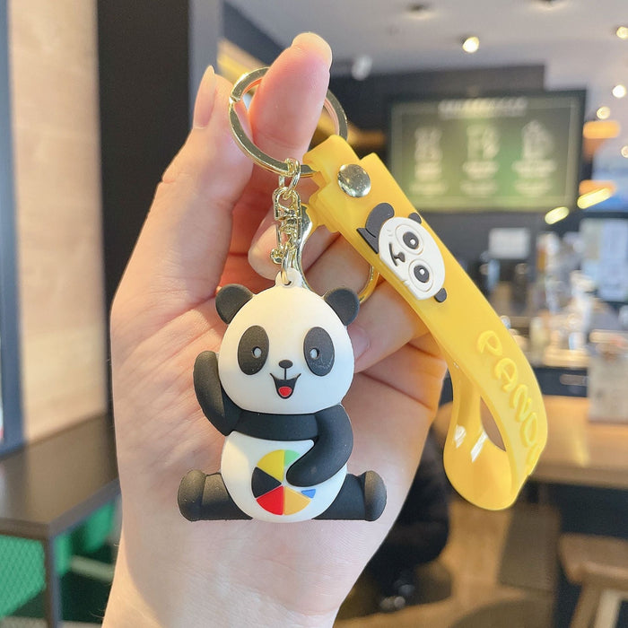 Wholesale Panda Doll PVC Hardware Keychain JDC-KC-JG221 Keychains JoyasDeChina feipan OPP Wholesale Jewelry JoyasDeChina Joyas De China