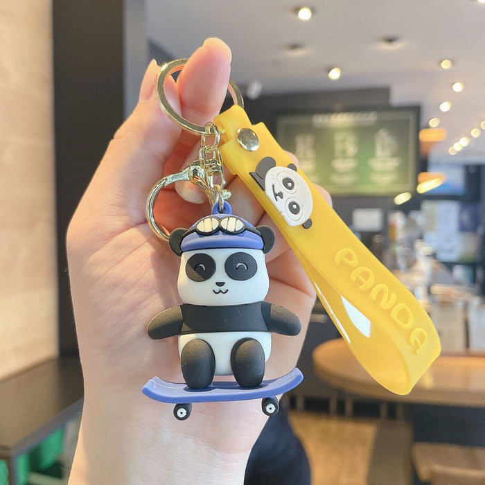 Wholesale Panda Doll PVC Hardware Keychain JDC-KC-JG221 Keychains JoyasDeChina huaban OPP Wholesale Jewelry JoyasDeChina Joyas De China