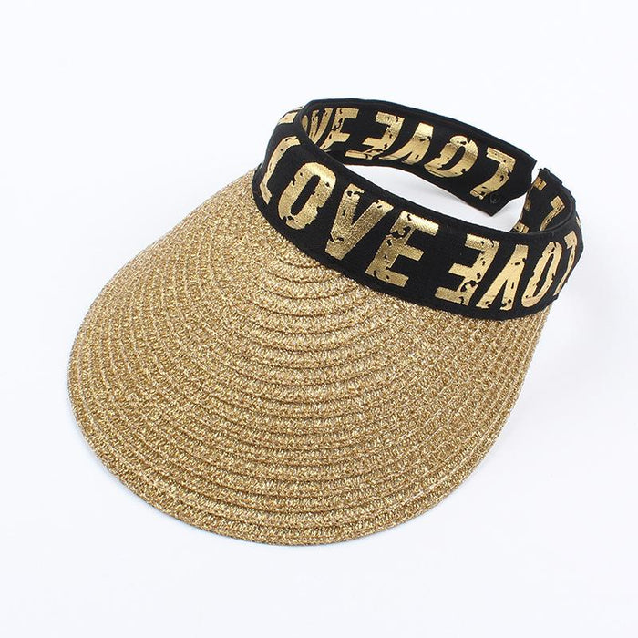 Bulk Jewelry Wholesale papyrus golden and silver straw Fashionhat JDC-FH-js006 Wholesale factory from China YIWU China