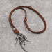 Bulk Jewelry Wholesale paw adjustable leather man necklaces JDC-MNE-PK034 Wholesale factory from China YIWU China