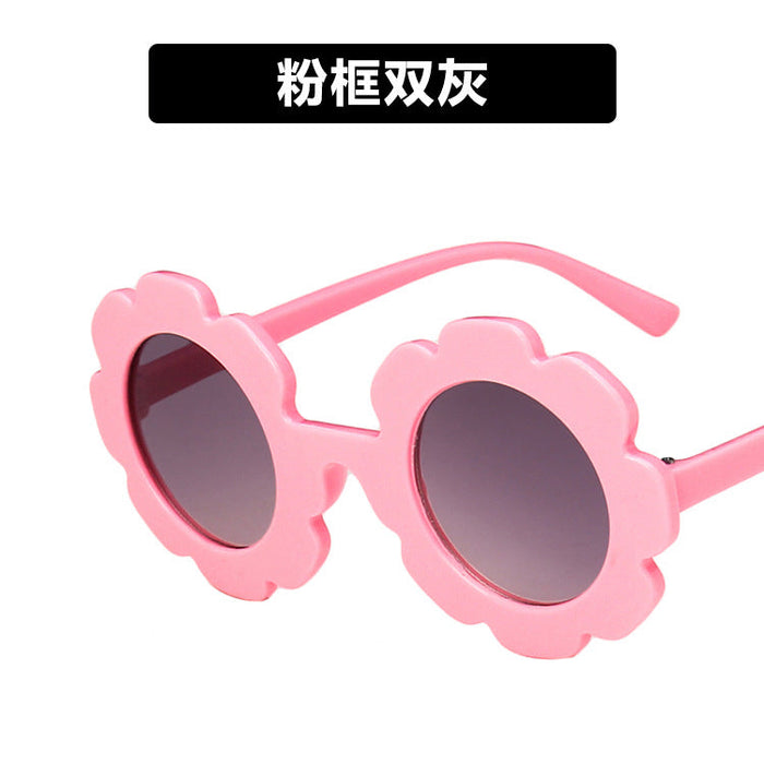 Wholesale PC children's Sunflower Sunglasses JDC-SG-KD118 Sunglasses 珂盾 8 1 Wholesale Jewelry JoyasDeChina Joyas De China