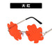 Wholesale PC Clover Sunglasses JDC-SG-KD115 Sunglasses 珂盾 big red 1 Wholesale Jewelry JoyasDeChina Joyas De China