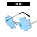 Wholesale PC Clover Sunglasses JDC-SG-KD115 Sunglasses 珂盾 light blue 1 Wholesale Jewelry JoyasDeChina Joyas De China