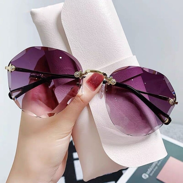 Wholesale PC Lens Metal Frameless Sunglasses JDC-SG-JinF031 Sunglasses 季丰 Wholesale Jewelry JoyasDeChina Joyas De China