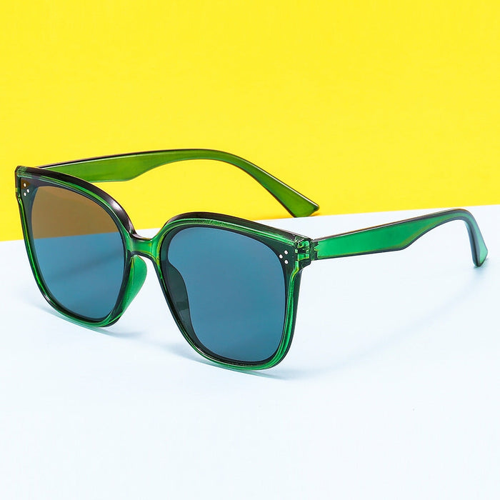Wholesale PC Lens PC Frame Sunglasses JDC-SG-XinS008 Sunglasses 星尚 green Wholesale Jewelry JoyasDeChina Joyas De China