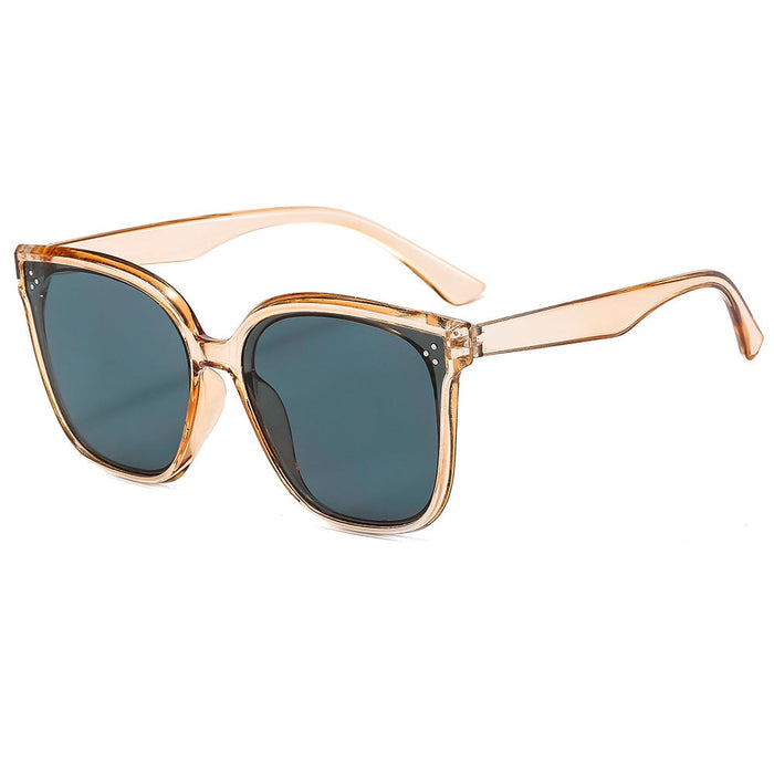 Wholesale PC Lens PC Frame Sunglasses JDC-SG-XinS008 Sunglasses 星尚 Transparent brown Wholesale Jewelry JoyasDeChina Joyas De China