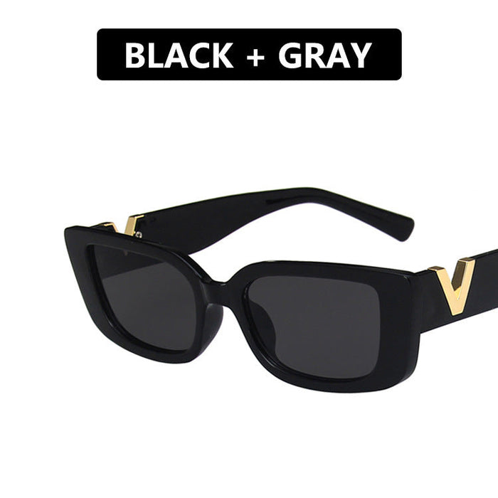 Wholesale PC Sunglasses V Small Frame JDC-SG-KD110 Sunglasses 珂盾 black Metal Wholesale Jewelry JoyasDeChina Joyas De China
