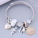 Wholesale Peach Heart Seashell Pendant Alloy Bracelet JDC-BT-WY105 Bracelet JoyasDeChina 3# Wholesale Jewelry JoyasDeChina Joyas De China