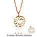 Wholesale peach heart steel geometric hollow mother's Day Necklace JDC-NE-Mail009 Necklaces 麦伦 Wholesale Jewelry JoyasDeChina Joyas De China