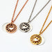 Wholesale peach heart steel geometric hollow mother's Day Necklace JDC-NE-Mail009 Necklaces 麦伦 Wholesale Jewelry JoyasDeChina Joyas De China