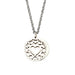 Wholesale peach heart steel geometric hollow mother's Day Necklace JDC-NE-Mail009 Necklaces 麦伦 STEEL Wholesale Jewelry JoyasDeChina Joyas De China