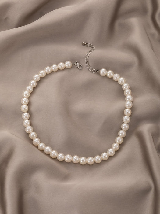 Wholesale Pearl Alloy Necklace JDC-NE-C233 Necklaces 陌茗 15365-10 Wholesale Jewelry JoyasDeChina Joyas De China
