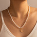 Wholesale Pearl Alloy Necklace JDC-NE-C233 Necklaces 陌茗 16338 Wholesale Jewelry JoyasDeChina Joyas De China