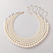 Wholesale Pearl Alloy Necklace JDC-NE-C233 Necklaces 陌茗 Wholesale Jewelry JoyasDeChina Joyas De China