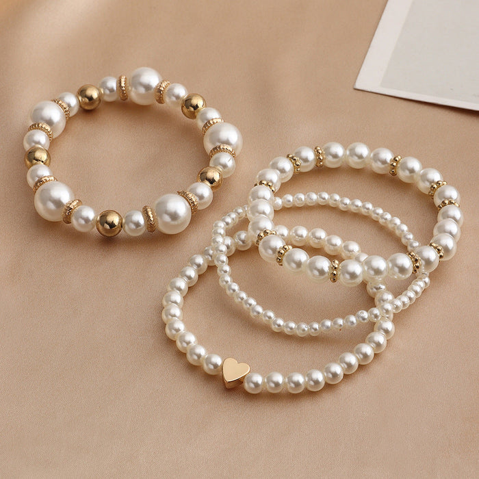 Wholesale pearl beaded resin bracelet JDC-BT-GSE151 Bracelet JoyasDeChina BZ1365taozhuang Wholesale Jewelry JoyasDeChina Joyas De China