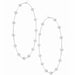 Wholesale Pearl Big Circle Electroplated Alloy Earrings JDC-ES-HSD001 Earrings 瀚色顿 FE1777 silver Wholesale Jewelry JoyasDeChina Joyas De China