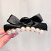 Wholesale pearl bow hairpin JDC-HC-i336 Hair Clips JoyasDeChina 1# black pearl. Wholesale Jewelry JoyasDeChina Joyas De China