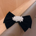 Wholesale pearl bow set diamond hairpin JDC-HC-BaoY003 Hair Clips 宝钰 Wholesale Jewelry JoyasDeChina Joyas De China