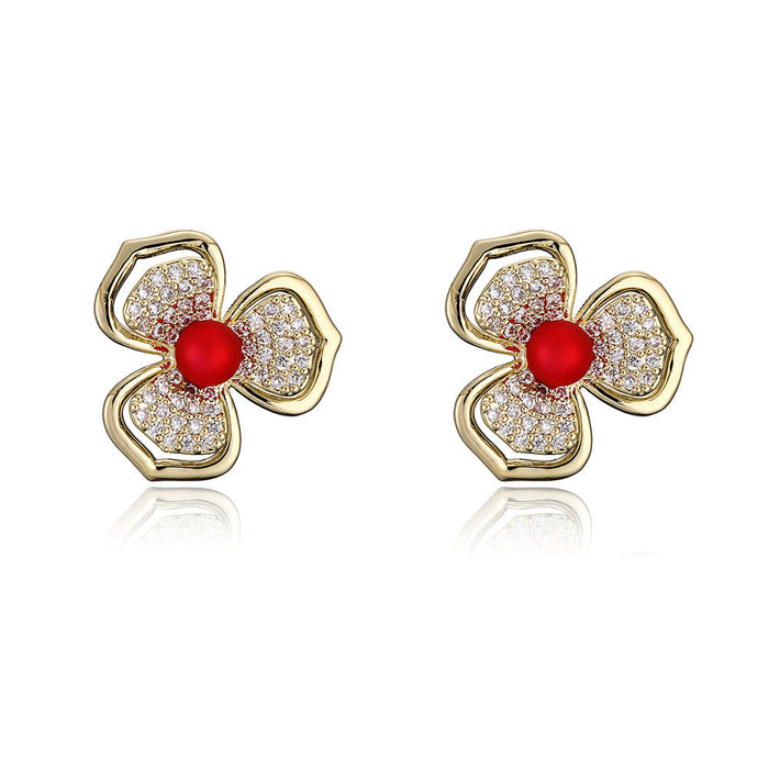 Wholesale Pearl chain earrings JDC-ES-BaoS008 Earrings 宝莎莉娜 golder Wholesale Jewelry JoyasDeChina Joyas De China