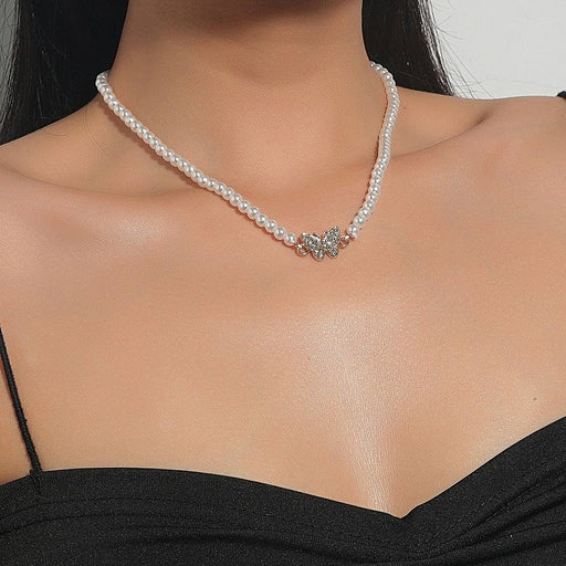 Wholesale pearl clavicle Necklace JDC-NE-D001 necklaces JoyasDeChina Wholesale Jewelry JoyasDeChina Joyas De China