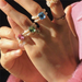 Wholesale pearl color diamond rings JDC-RS-YQ001 Rings JoyasDeChina Wholesale Jewelry JoyasDeChina Joyas De China