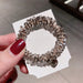 Wholesale pearl crystal hair rope JDC-HS-KX003 Hair Scrunchies 柯羡 Grey crystal Wholesale Jewelry JoyasDeChina Joyas De China