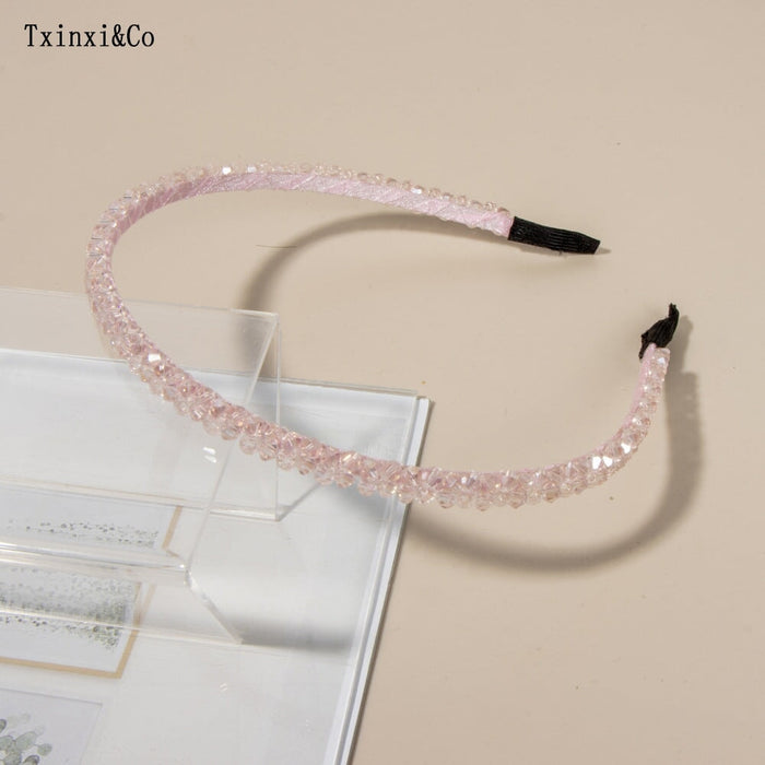 Wholesale pearl diamond Bridal Hair Band JDC-HD-XinX002 Headband 心喜 Wholesale Jewelry JoyasDeChina Joyas De China