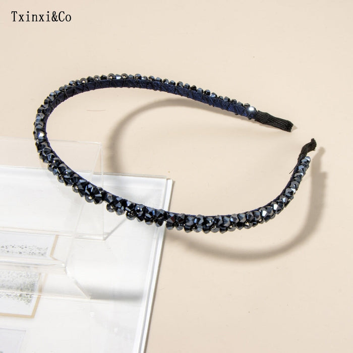Wholesale pearl diamond Bridal Hair Band JDC-HD-XinX002 Headband 心喜 Wholesale Jewelry JoyasDeChina Joyas De China