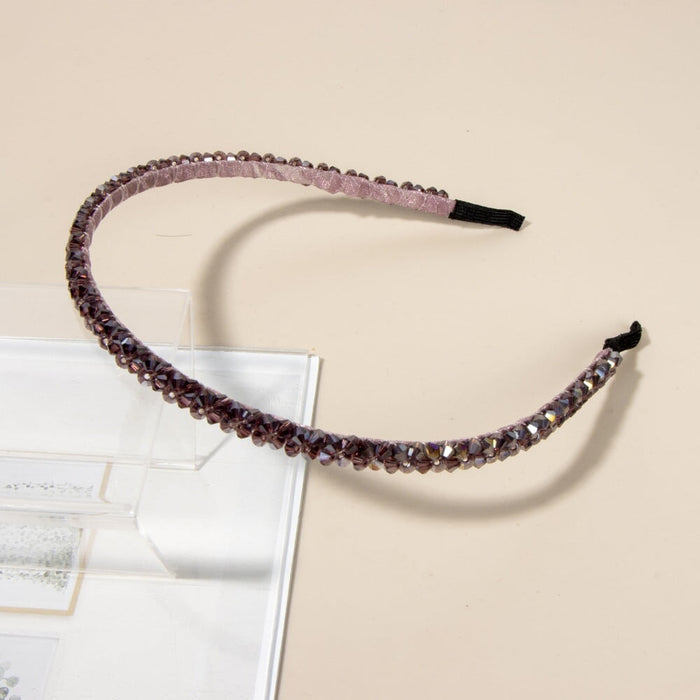 Wholesale pearl diamond Bridal Hair Band JDC-HD-XinX002 Headband 心喜 Wholesale Jewelry JoyasDeChina Joyas De China