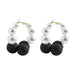 Wholesale pearl earrings JDC-ES-V126 Earrings JoyasDeChina black Wholesale Jewelry JoyasDeChina Joyas De China
