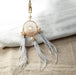 Wholesale pearl feather dreamcatcher keychain JDC-KC-QiaW001 Keychains 恰薇 h Wholesale Jewelry JoyasDeChina Joyas De China
