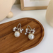 Wholesale pearl fish line alloy earrings JDC-ES-W386 Earrings JoyasDeChina Wholesale Jewelry JoyasDeChina Joyas De China