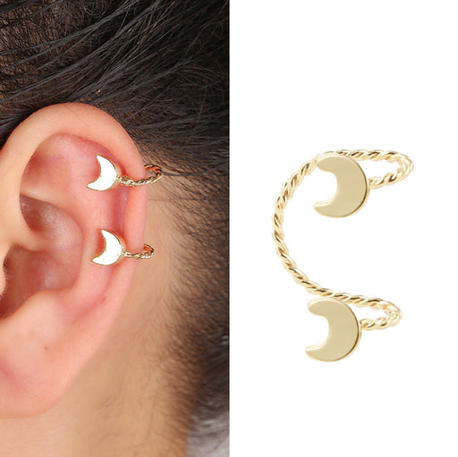 Wholesale pearl geometric alloy earring clip JDC-ES-ManY015 Earrings 满溢 Wholesale Jewelry JoyasDeChina Joyas De China