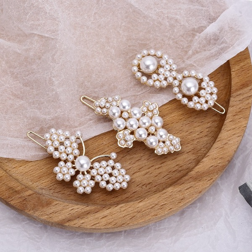Bulk Jewelry Wholesale pearl hair clips flower butterfly JDC-HC-K044 Wholesale factory from China YIWU China