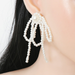 Wholesale pearl Halloween Ghost tassel long Rhinestone Earrings JDC-ES-JJ330 Earrings JoyasDeChina Wholesale Jewelry JoyasDeChina Joyas De China