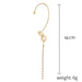 Wholesale pearl love star diamond fringe alloy earhook JDC-ES-ManY008 Earrings 满溢 4 Wholesale Jewelry JoyasDeChina Joyas De China