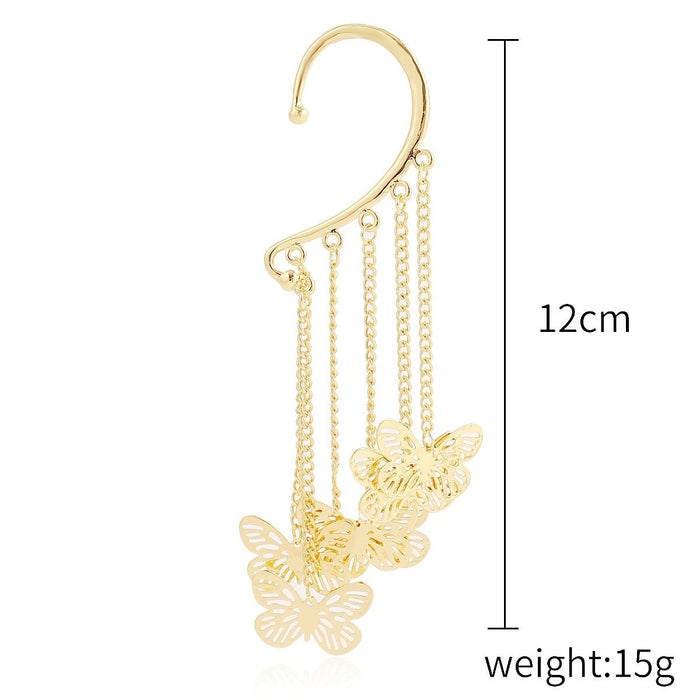 Wholesale pearl love star diamond fringe alloy earhook JDC-ES-ManY008 Earrings 满溢 Wholesale Jewelry JoyasDeChina Joyas De China