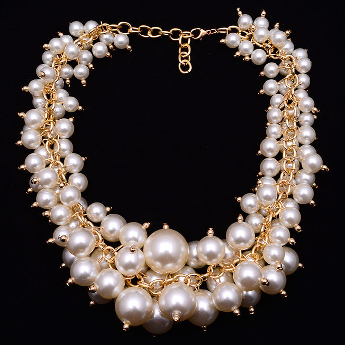 Wholesale pearl necklace JDC-NE-JQ139 NECKLACE 佳琪 Picture color Wholesale Jewelry JoyasDeChina Joyas De China