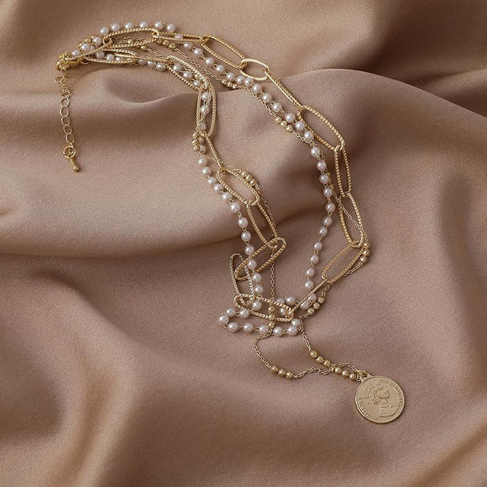 Wholesale pearl necklace JDC-NE-W201 necklace JoyasDeChina 15#14928 Wholesale Jewelry JoyasDeChina Joyas De China