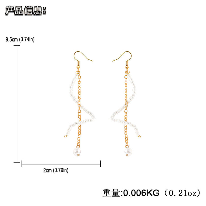 Wholesale Pearl Pendant Alloy Earrings JDC-ES-JQ170 Earrings JoyasDeChina Wholesale Jewelry JoyasDeChina Joyas De China