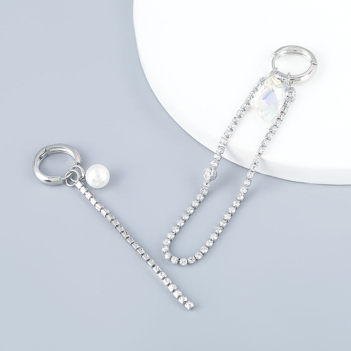 Wholesale pearl personalized asymmetric Earrings JDC-ES-JL531 Earrings JoyasDeChina silver Wholesale Jewelry JoyasDeChina Joyas De China