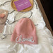 Wholesale Pearl Polyester Woolen Hat JDC-FH-NLS001 Fashionhat 倪罗诗 pink 55-60cm Wholesale Jewelry JoyasDeChina Joyas De China