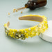 Wholesale Pearl Rhinestone Crystal Cloth Baroque Headband JDC-HD-YiS003 Headband 镱森 Wholesale Jewelry JoyasDeChina Joyas De China