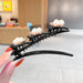Wholesale pearl rhinestone flower hair clips women JDC-HC-i400 Hair Clips 溪南 2# Pearl Rhinestone Wholesale Jewelry JoyasDeChina Joyas De China