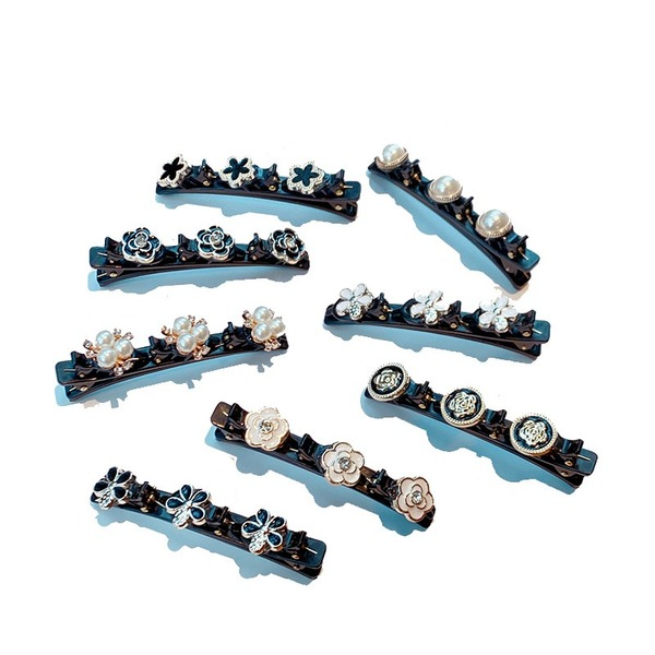 Wholesale pearl rhinestone flower hair clips women JDC-HC-i400 Hair Clips 溪南 Wholesale Jewelry JoyasDeChina Joyas De China